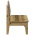 Sillas de jardín 2 uds 60x52,5x72 cm madera de pino