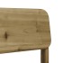 Sillas de jardín 2 uds 60x52,5x72 cm madera de pino