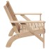 Sillas Adirondack de jardín 2 unidades 75x77x77