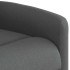 Sillón reclinable eléctrico de tela gris