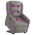 Sillón de masaje eléctrico reclinable elevable tela