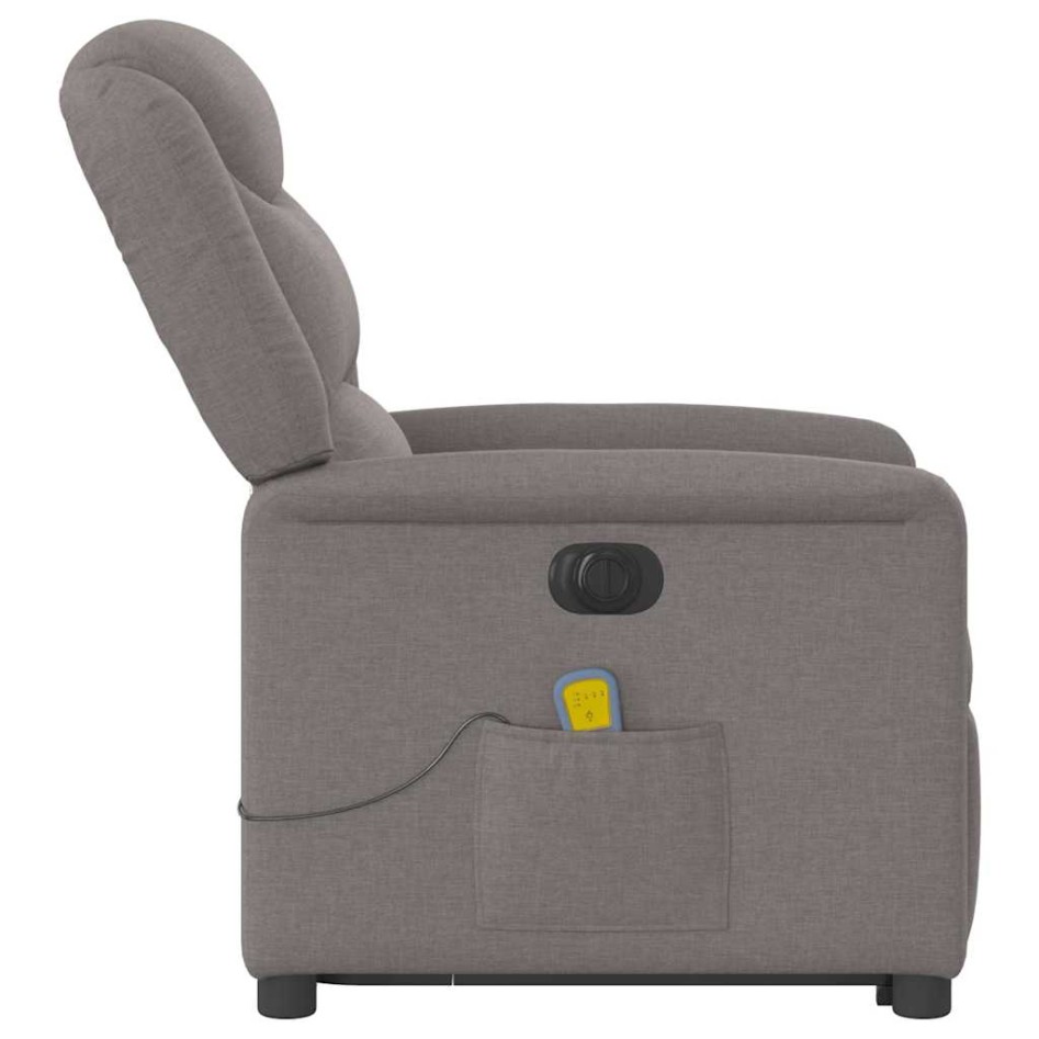 Sillón de masaje eléctrico reclinable elevable tela
