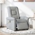 Sillón reclinable de masaje eléctrico tela gris
