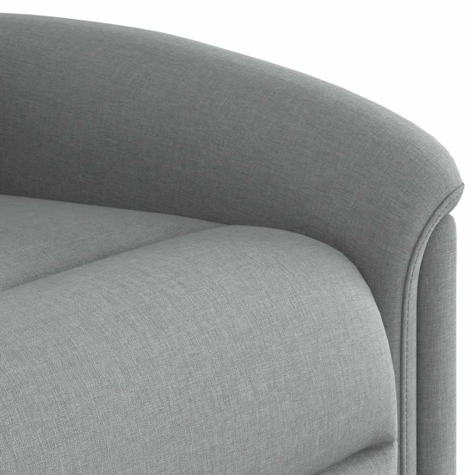 Sillón reclinable de masaje eléctrico tela gris