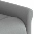 Sillón reclinable elevable de tela gris