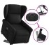 Sillón reclinable elevable tela