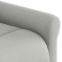 Sillón reclinable elevable de tela gris