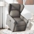 Sillón de masaje eléctrico reclinable elevable tela