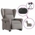 Sillón de masaje eléctrico reclinable elevable tela