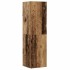 Conjunto de mueble de TV 5 piezas montado la pared madera
