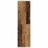 Conjunto de mueble de TV 5 piezas montado la pared madera
