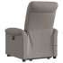 Sillón reclinable de masaje elevable tela gris