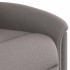 Sillón reclinable de masaje elevable tela gris