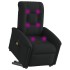 Sillón de masaje eléctrico reclinable elevable tela