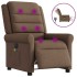 Sillón reclinable de masaje eléctrico tela