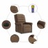 Sillón reclinable de masaje eléctrico tela