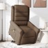 Sillón de masaje eléctrico reclinable elevable tela
