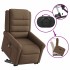 Sillón de masaje eléctrico reclinable elevable tela