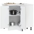 Mueble bajo esquina de cocina Lucca madera
