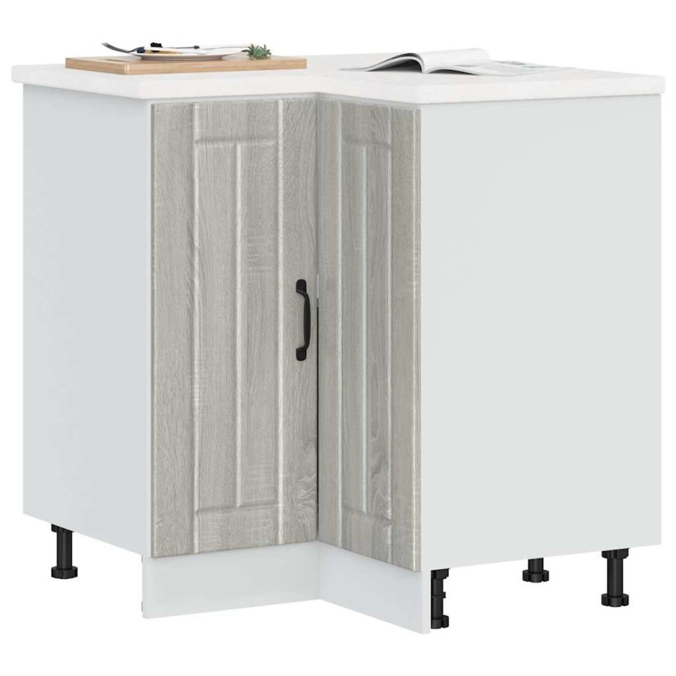 Mueble bajo esquina de cocina Lucca madera