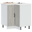 Mueble bajo esquina de cocina Lucca madera reconstituida