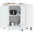 Mueble bajo esquina de cocina Lucca madera