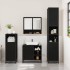 Juego de muebles de baño 3 pzas madera contrachapada