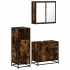 Set de muebles baño 3 pzas madera contrachapada roble