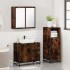 Set de muebles baño 3 pzas madera contrachapada roble