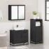 Juego de muebles de baño 3 pzas madera contrachapada