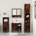 Set de muebles baño 3 pzas madera contrachapada roble