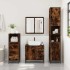 Set de muebles baño 3 pzas madera contrachapada roble