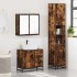 Set de muebles baño 3 pzas madera contrachapada roble