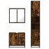 Set de muebles baño 3 pzas madera contrachapada roble