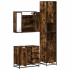 Set de muebles baño 3 pzas madera contrachapada roble