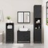 Juego de muebles de baño 3 pzas madera contrachapada