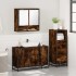 Set de muebles baño 3 pzas madera contrachapada roble