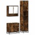 Set de muebles baño 3 pzas madera contrachapada roble