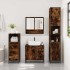 Set de muebles baño 3 pzas madera contrachapada roble