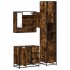Set de muebles baño 3 pzas madera contrachapada roble