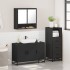 Juego de muebles de baño 3 pzas madera contrachapada