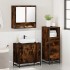 Set de muebles baño 3 pzas madera contrachapada roble