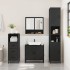 Juego de muebles de baño 3 pzas madera contrachapada