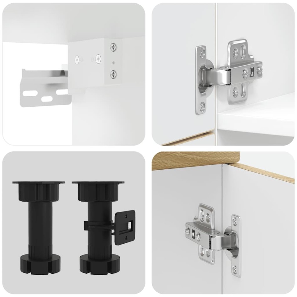 Mueble cocina Kalmar roble sonoma 7 pzas madera