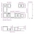 Mueble cocina Kalmar roble sonoma 7 pzas madera
