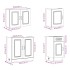 Mueble cocina Kalmar roble sonoma 7 pzas madera