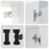 Mueble de cocina Kalmar blanco 8 piezas madera