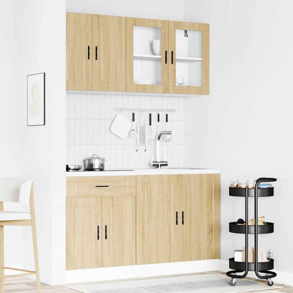 Mueble cocina Kalmar roble sonoma 4 pzas madera