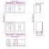 Mueble cocina Kalmar roble sonoma 4 pzas madera