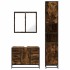 Set de muebles baño 3 pzas madera contrachapada roble